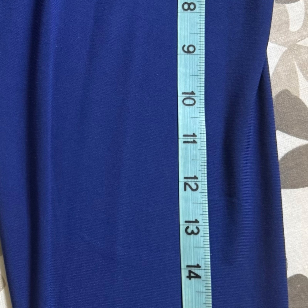 Women’s Long Sleeve Royal Blue Cocktail Dress 1X - Picture 11 of 13